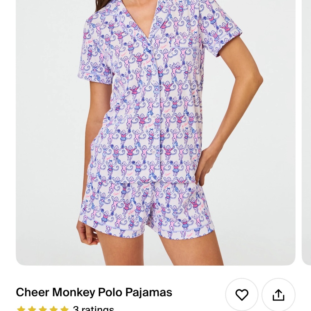 Roller Rabbit Cheer Pajama Set - Picture 3 of 8